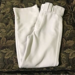Easton Baseball Pants YS used white kids
